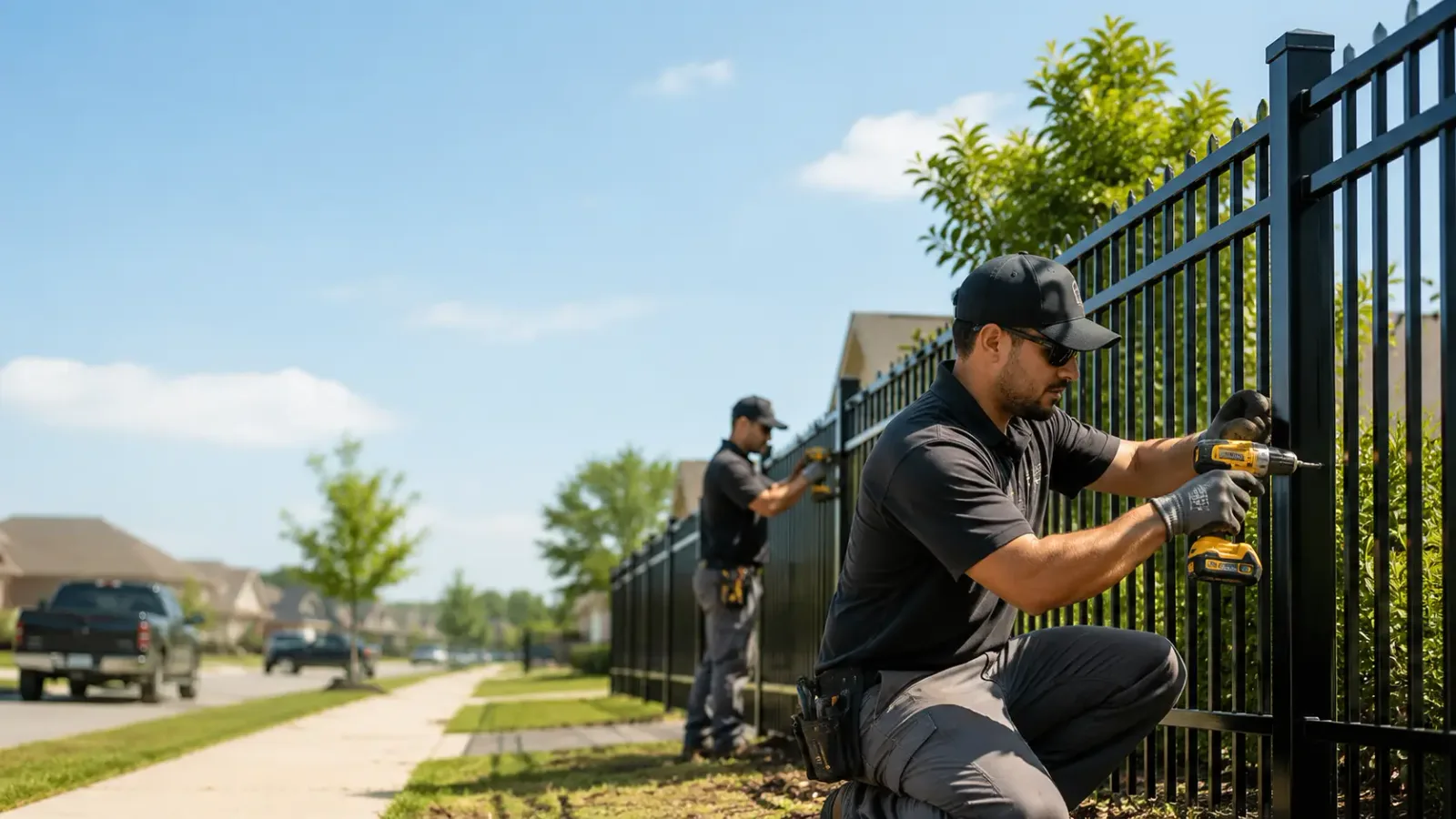 Metal Fence Installation in Waynesville, IL
